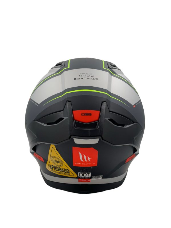 Casco Integral Mt Stinger Varios Modelos Poun C Gris Mate Motoshop Respuestos Y Accesorios