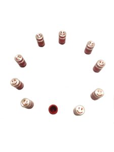 Tapon Valvulas Con Emojis Varios Colores Set X 2 - Imagen 2