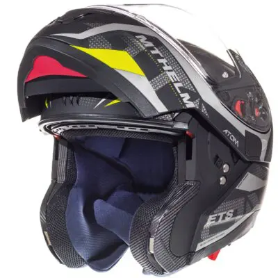 Casco Mt Rebatible Con Lentes Atom Divergence Gris Mate Motoshop Respuestos y Accesorios