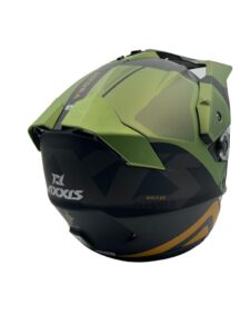 Casco Axxis Wolf Ds Hydra B6 Verde Mate Touring Con Lentes - Imagen 5