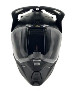 Casco Axxis Wolf Ds Solid B6 Negro Mate Touring Con Lentes - Imagen 2