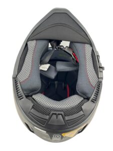 Casco Axxis Wolf Ds Solid B6 Negro Mate Touring Con Lentes - Imagen 7