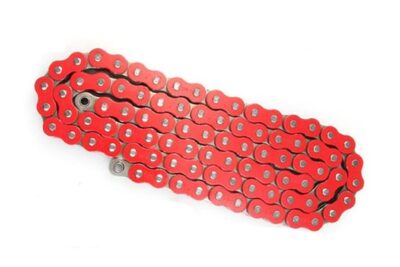 Cadena 520 H-120l Rk Japon Color Rojo