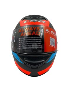 Casco Integral Ls2 Ff352 Cypress Matt Black Orange - Imagen 2