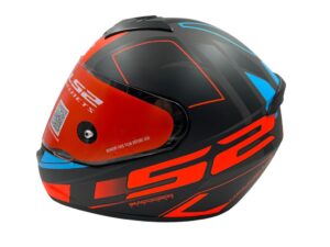 Casco Integral Ls2 Ff352 Cypress Matt Black Orange - Imagen 3
