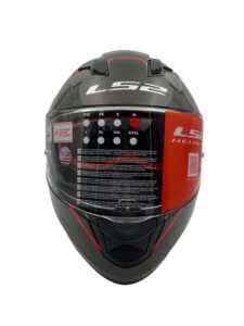 Casco Integral Con Lentes Ff320 Sche Black Gray - Imagen 2