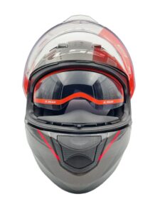 Casco Integral Con Lentes Ff320 Sche Black Gray - Imagen 3