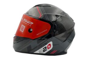 Casco Integral Con Lentes Ff320 Sche Black Gray - Imagen 4