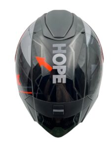 Casco Ls2 Integral Ff802 Flash Star River Gloss Grey Orange Black - Imagen 3