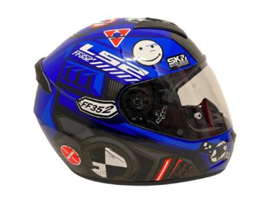 Casco Integral Ls2 Ff352 Big One Navy Azul Blanco