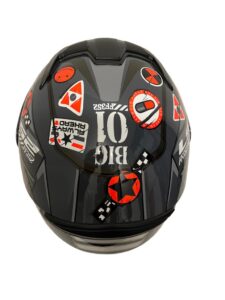 Casco Integral Ls2 Ff352 Big One Gris Hi Viz Naranja - Imagen 3