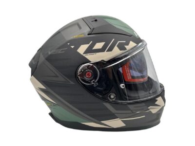 Casco Ls2 Ff811 Vector Absolute Matt Black Silver Verde