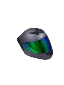 Casco Integral Ls2 Ff352 Gris Mate Spoiler Y Visera Green - Imagen 2