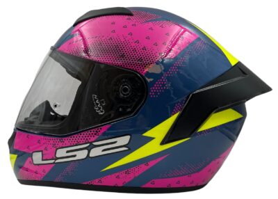 Casco Integral Ls2 Ff352 Thunder Azul Rojo Brillo