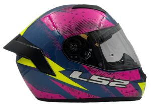 Casco Integral Ls2 Ff352 Thunder Azul Rojo Brillo - Imagen 3