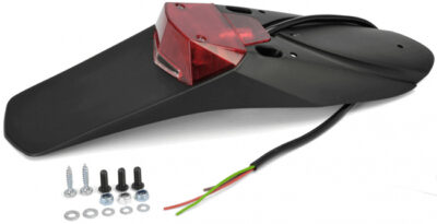 Guardabarro Trasero Con Luz Polisport Posic+freno