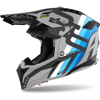 Casco Airoh Cross Aviator 3.0 Carbon 3k Hpc  Rainbow Anthracite