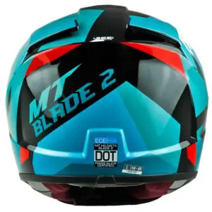Casco Integral Con Lentes Mt Blade Fade E17 Azul Brillo Motoshop