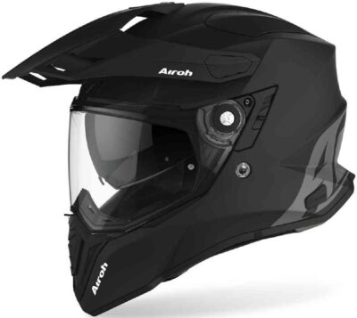Casco Airoh Commander Black ON-Off Road Mate Lentes Pinlock