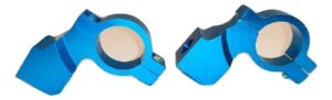 Soporte Espejo Aluminio Tuning Azul 10mm - Imagen 2