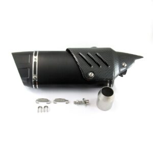 Termo Fm Negro Mate Con Proteccion Imitacion Carbono - Imagen 2