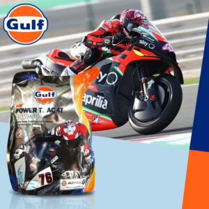 Lubricante Gulf Power Trac Moto 4t 15w50 Semi Sintetico 1l Dpack - Imagen 2