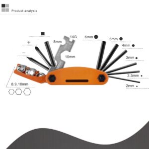 Herramienta Llave Multifuncion Moto O Bici - Imagen 2