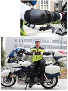 Set De Rodilleras Y Coderas Para Moto Pro Biker - Imagen 2