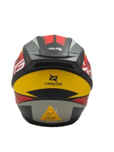Casco Integral X Sports M67 Courxe Negro Rojo - Imagen 4