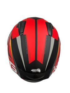 Casco Integral X Sports M67 Courxe Negro Rojo - Imagen 5