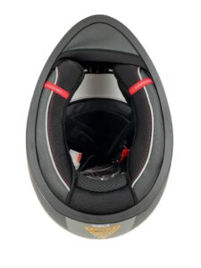 Casco Integral X Sports M67 Courxe Negro Rojo - Imagen 6