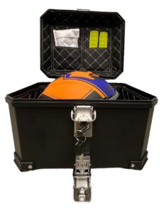Baul Maleta Trasera Top Case 30 Litros Con Respaldo Soporte - Imagen 9