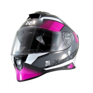 Casco Integral X Sports V151 Lexot Negro Rosa - Imagen 6