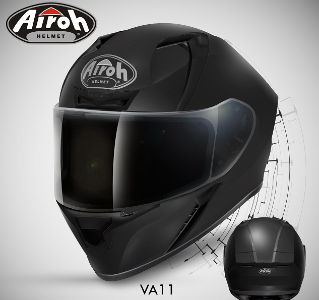 Casco Integral Airoh Valor Negro Mate Motoshop Respuestos y Accesorios