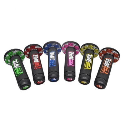 Puños Pro Taper Negro Con Letras En Colores Set X 2