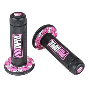 Puños Pro Taper Negro Con Letras En Colores Set X 2 - Imagen 6