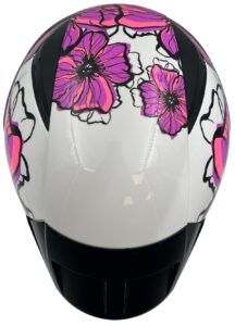 Casco Integral Ls2 Ff353 Rapid Poppies Rosa Con Spoiler Talle xl - Imagen 5