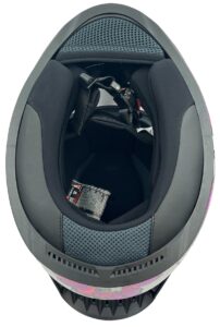 Casco Integral Ls2 Ff353 Rapid Poppies Rosa Con Spoiler Talle xl - Imagen 6