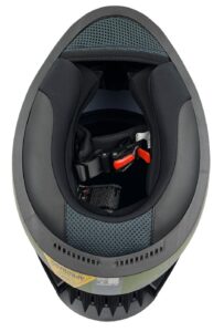 Casco Integral Ls2 Ff353 Thunder Military Con Spoiler Talle xl - Imagen 4