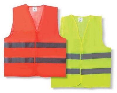 Chaleco De Seguridad Naranja O Amarillo Con Velcro
