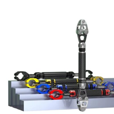 Puente Carbon Barra Manillar Manubrio Aluminio Moto Premium