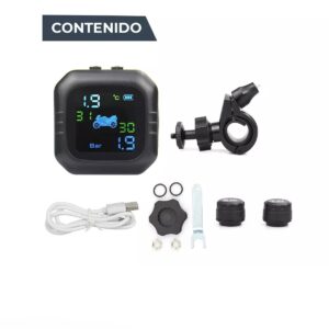 Sensor Presion Cubiertas Moto Temperatura Tpms Neumatico - Imagen 2