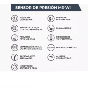 Sensor Presion Cubiertas Moto Temperatura Tpms Neumatico - Imagen 9