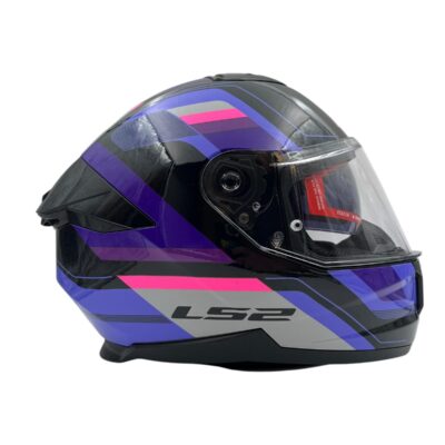 Casco Integral Con Lentes Ls2 Ff808 Kpa Vintage Matt Purple Talle S