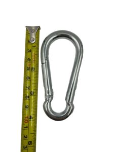 Pack 10 Mosqueton Gancho Bombero Camping Etc 10 X 100mm - Imagen 2