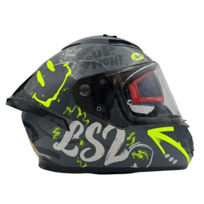 Casco Integral Con Lentes Ls2 Ff806 One Grey Yellow
