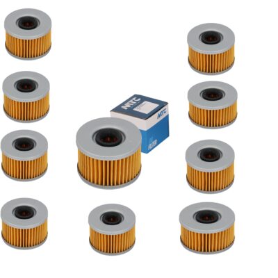 10 Filtros De Aceite Mtc Para Honda Cb250 Cb400 Trx350 Trx450