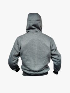 Campera Moto Liviana Algodon Con Protecciones Torque Hoddie - Imagen 2