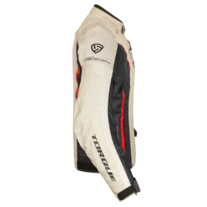 Campera Moto Corta Deportiva Con Protecciones Torque Rigga - Imagen 3