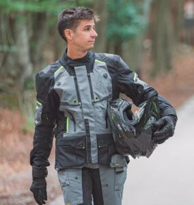 Campera Ls2 Apollo Touring 4 Estaciones Fluo Impermeable Protecciones Talle M - Imagen 6